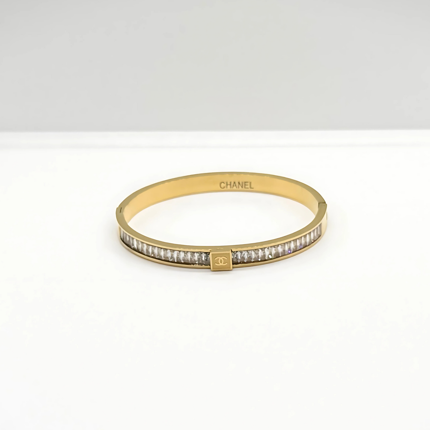 Chanel Stone Studded Bangle