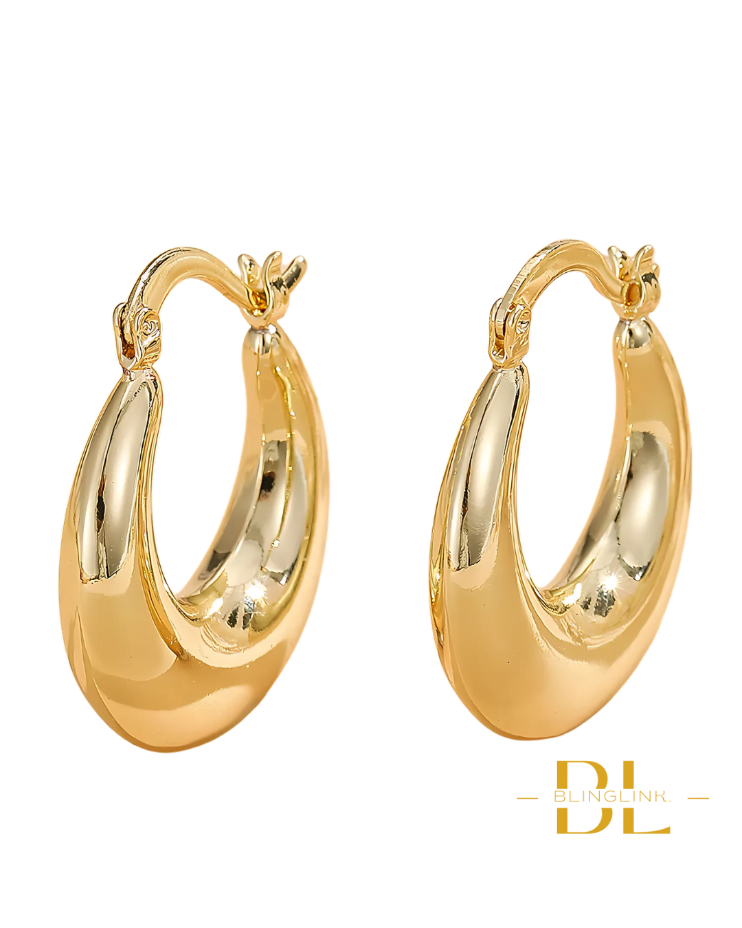 Teardrop Hoop Earrings