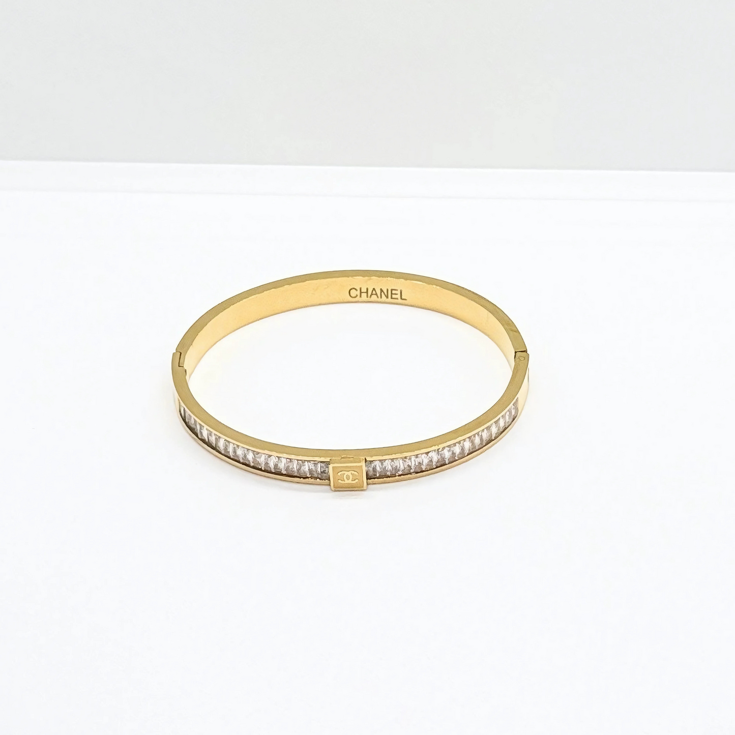 Chanel Stone Studded Bangle