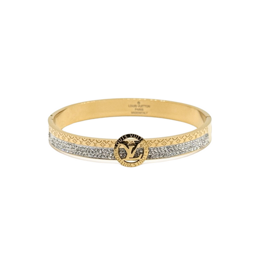 LOUIS VUITTON Stoned Embedded Women Bangle