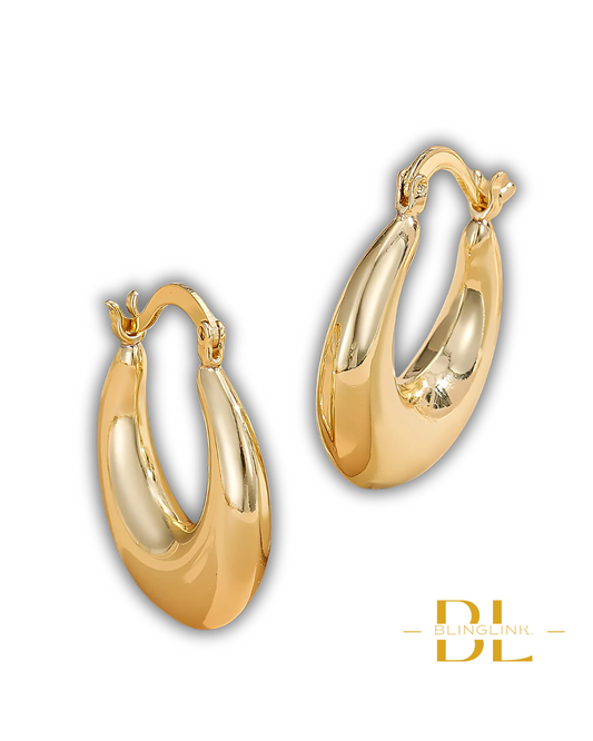 Teardrop Hoop Earrings