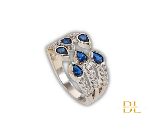 Bloom Teardrop Ring